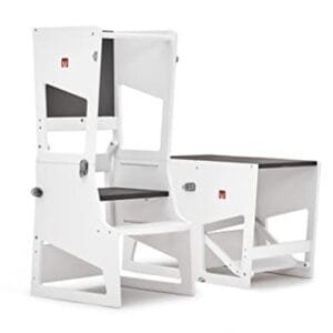 BianconiglioKids® Transformer Ajustable: Torre de Aprendizaje Montessori