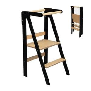 Torre de Aprendizaje Plegable Montessori 2 Niveles