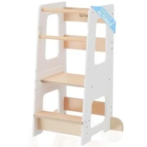 KYWAI® Torre de Aprendizaje Montessori (Blanco)