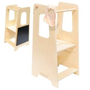 KĀNUAC®️ Torre de Aprendizaje Montessori: ¡Crece con tu pequeño!