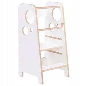 Torre de Aprendizaje Plegable  "Nombre de la Marca" - Blanco