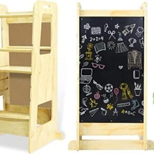 Torre de Aprendizaje Parra Bebé Montessori (Camel)