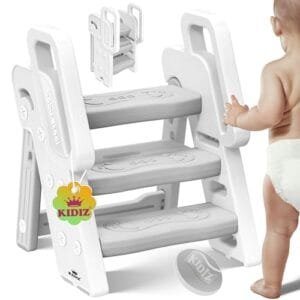 KIDIZ® Torre de Aprendizaje Plegable: ¡Seguridad y Diversión!