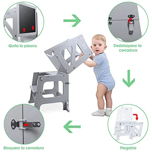 YOLEO Transformer: Torre Aprendizaje Montessori Plegable - Imagen 4