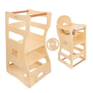 DAHEMA: Torre de Aprendizaje Convertible en Silla Alta