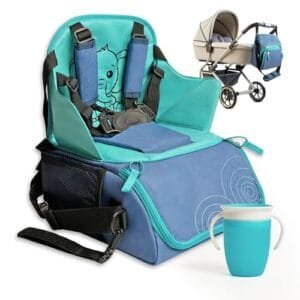 6D20 Trona Portátil Bebé: ¡Viajes felices, comidas fáciles!