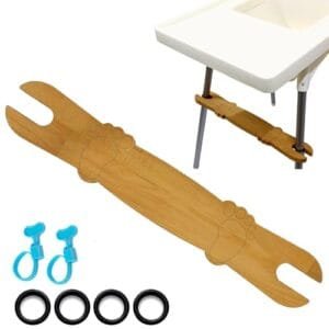 Reposapiés Bambú IKEA Antilop: ¡Ajustable y Seguro!